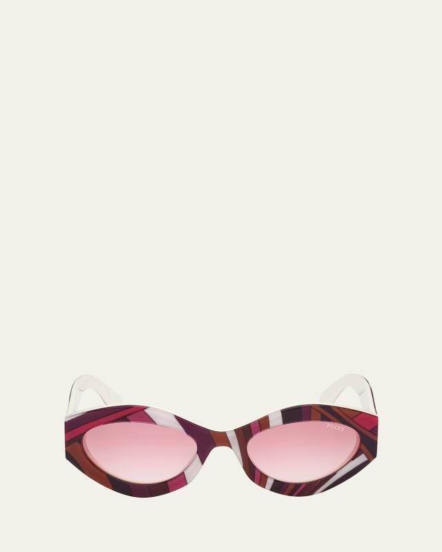 Cat-Eye Acetate Sunglasses